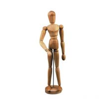 Mannequin Articulé En Bois Modèle Femme 30 Cm Lefranc Bourgeois