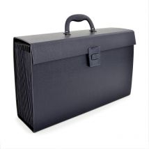 Trieur - Valisette - Classement - 19 Compartiments - Noir - Format A4+ - Rapesco - Esselte