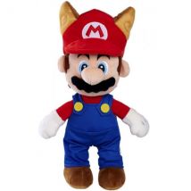 Peluche Mario Bros Chat 35 Cm - Doudou Super Mario - Doudou Licence Officielle Nintendo - Nicotoy
