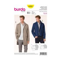 Patron Burda 6932 Manteau Et Veste Du 44 Au 60 Taille N°fr 44-60