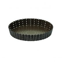 Tourtière Haute Cannelée Perforée Antiadhérent (sans Pfas) - Ø240 Mm H35 Mm - Gobel