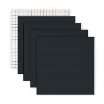 6 Feuilles De Vinyle Adhésives 25x25 Cm - We R - We R Memory