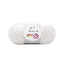 Pelote De Laine À Tricoter Shetland - 100gr - Grundl 10 Blanc - Gründl