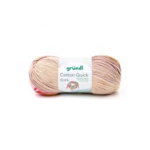 Pelote De Coton Cotton Quick Batik 100 Gr - Ppsc - Grundl - Certifié Oeko-tex 07 Multicolore - Gründl