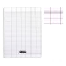 Cahier - 24x32(cm) - Grands Carreaux - 140 Pages - Couverture En Polypro - Sans Spirale - Clairefontaine - Calligraphe