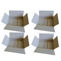 4 Cartons D'Emballage 31 X 21 X 7,5 Cm - Raja