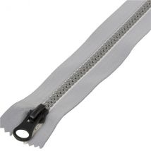 Fermeture Reflechissante Non Separable Blanc - My mercerie