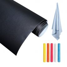 Tableau Adhésif Noir En Rouleau 60 Cm X 200 Cm Pour Craie - JPC