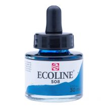 Encre Aquarelle Ecoline 30ml 508 Bleu De Prusse Royal Talens