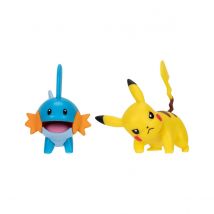 Pokémon - Pack 2 Figurines First Partner Battle Figure Set Gobou & Pikachu 4 - Jazwares