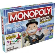 Monopoly Voyage Autour Du Monde - Hasbro - F4007 - Jeu De Societe Classique, Argent - Hasbro