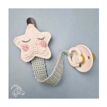 Kit Crochet Attache-tétine Etoile - Amigurumi Hardicraft Bleu