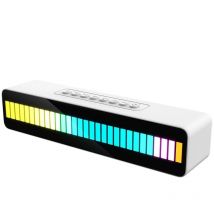 Barre Sonore Bluetooth Ambiante Led Tws Avec Jeux De Lumières Et Effet Hifi Blanc Yonis - Yonis