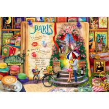 Puzzle 1000 Pièces - Life Is An Open Book Paris - Bluebird Puzzle