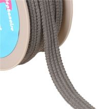 Bobine 20m Galon Quatre Cordons 15mm Gris Moyen - My mercerie