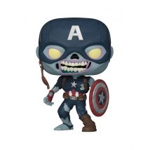 Marvel What If...? - Figurine Pop! Zombie Captain America 9 Cm - Funko