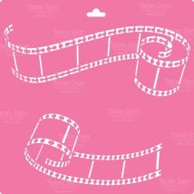 Pochoir Plastique Souple Réutilisable 30 X 30 Cm Fabrika Decoru Cinema 072 - FABRIKA DECORU