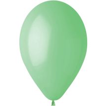 10 Ballons Vert Menthe Mat Ø30cm - Annikids