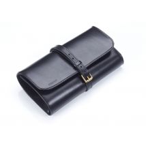 Trousse Beaux-arts Rolletgo En Cuir Noir Derwent
