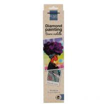 Diamond Painting - Kit Complet - Modèle Femme Violette - 30 X 40 Cm - Ctop - Ctop