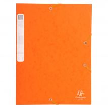 Boite De Classement Cartobox Dos 25mm Carte Lustrée - A4 - Orange - X 25 - Exacompta