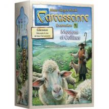 Jeu de société Jeu de stratégie Asmodee Carcassonne Moutons et Collines Extension 9