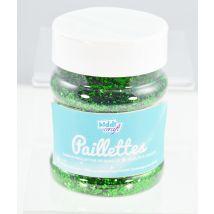 Grand Pot Paillettes 150 Gr Vert Salière - Oz International
