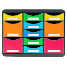 Moule De Classement Storebox Multi 11 Tiroirs Iderama - Arlequin - Exacompta