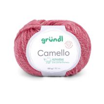 Pelote De Laine Mérinos Et Chameau Camello De Gründl – Fil Naturel Doux Et Thermorégulateur 01 Rouge