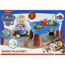 Table Sable Et Eau Pat Patrouille + Accessoires - Paw Patrol - Jeux Plein Air - Pat Patrouille