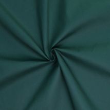 Tissu Popeline De Coton Vert Bouteille - Designers-factory (1m X 1m46) - Designers-factory