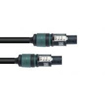 Psso Câble Haut-parleur Speakon 4x4 15m Bk