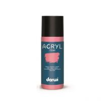 Peinture Acrylique - Rose Anglais - Tous Supports - Opaque - Indélébile - Darwi - 80ml