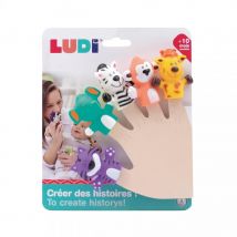 Pupets A Doigts Savane Crée Des Histoires - Ludi