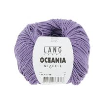Pelote De Coton À Crocheter Et Tricoter Oceania - Lang Yarns 146 Violet
