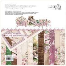 18 Papiers Scrapbooking 20 X 20 Cm Lemoncraft Secret Garden - LEMONCRAFT