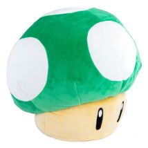 Super Mario - Peluche Mocchi-mocchi Champignon 1up 36 Cm - Tomy