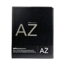 Classeur Album Rangement Pour Cartes De Visites Carte De Fidélité - A4 - Noir - 400 Cartes - Apli