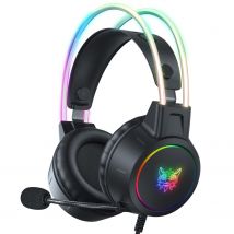 Onikuma X15 Pro Casque Gaming Rgb Sans Fil Micro Haute Sensibilité - Noir - Onikuma