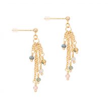 Boucles D'Oreilles Bianca En Pierres Tourmaline - SLOYA