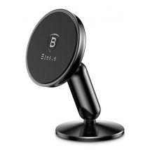 Baseus Support Voiture Pour Smartphone Bullet Magnétique Rotatif À 360° Noir