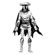 Les Tortues Ninja - Figurine Elite Foot Ninja Guard Black & White 18 Cm - Neca