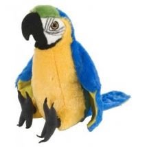 Peluche Perroquet Ara Bleu Et Jaune 42 Cm - Cuddlekins - Wild Republic - 12248 - Wild Republic