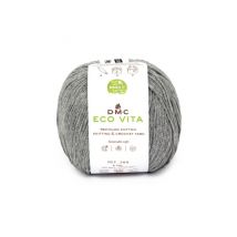 Fil De Coton Recyclé Eco Vita Pour Tricot Et Crochet - 100gr - Dmc 112 Gris Moyen - Dmc