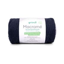 Bobine De Corde Macrame 330 Gr - Gründl 8 Bleu