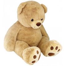 Peluche Geante Ours Beige 1m35 - Teddy - Nicotoy 5810174 - Nicotoy