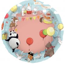 Ballon Aluminium 3d Animaux Numéros 1-5 - 56 Cm - Annikids