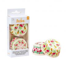 Caissettes À Cupcakes Flamants Roses - 36 Pièces - Decoraparty