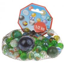 Filet De 500gr : Billes - Calots - Boulards - Lot De Billes - Jeu De Recreation - Bille - Kim'Play