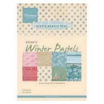 Bloc De 32 Papiers Scrapbooking 15 X 21 Cm Marianne Design Winter Pastels - Find It